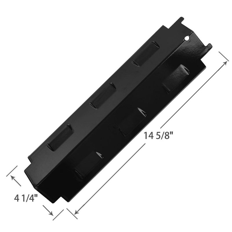SHINESTAR Gas Grill Replacement Parts for Charbroil, Savor Pro, Thermos, Porcelain Steel Heat Plates, 14 5/8" x 4 1/4", 4-Pack - Image 2